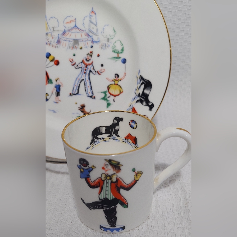 Hammersley Bone China Child's cup and plate